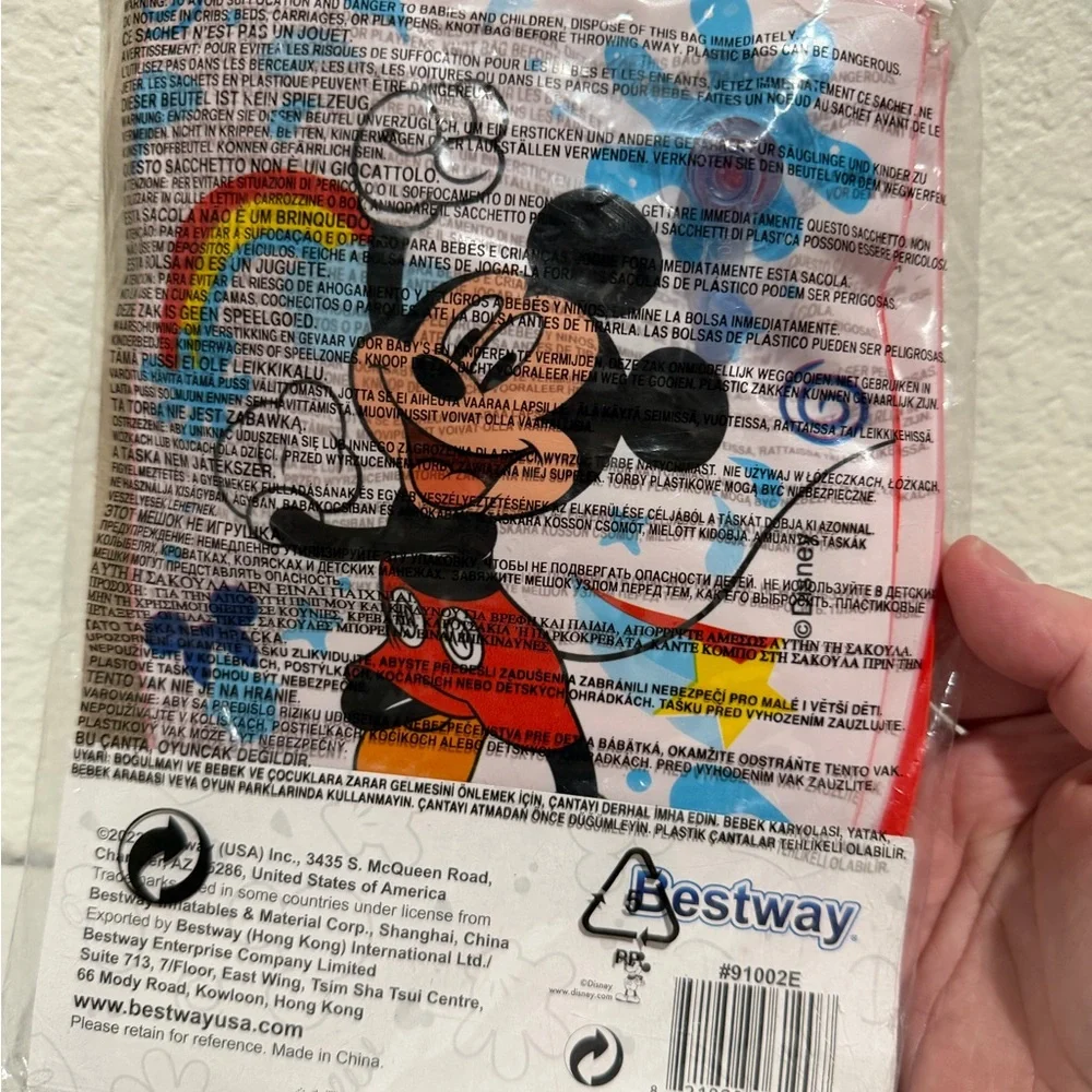 disney junior mickey mouse floaties armbands ages 3-6, swimming #A116‎